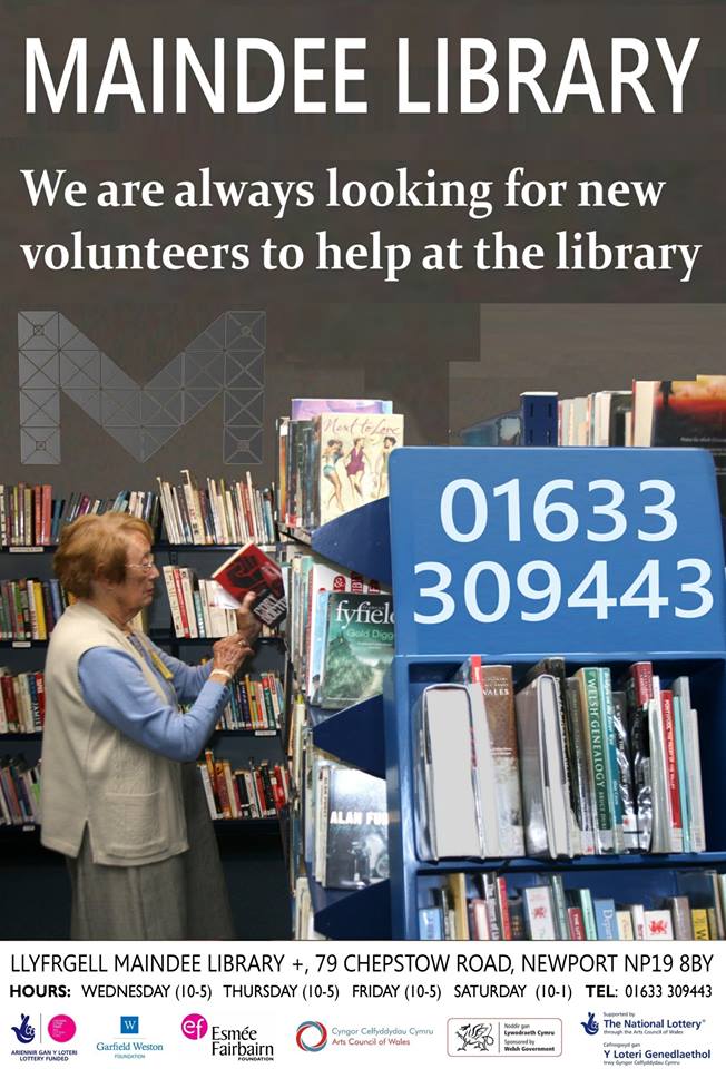 Volunteering at Maindee Library can you help? Maindee